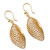 Handcrafted Filigree Gold Vermeil Earrings 'Emerging'