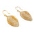 Handcrafted Filigree Gold Vermeil Earrings 'Emerging'