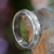 Fair Trade Artisan Jewelry Sterling Silver Band Ring 'Artful'