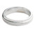 Fair Trade Artisan Jewelry Sterling Silver Band Ring 'Artful'