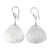 Artisan Crafted Sterling Silver Earrings from Bali 'Butterfly Wings'