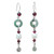 Handcrafted Jade and Pearl Dangle Earrings 'Clouds of Pearl'
