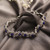 India Lapis Lazuli and Sterling Silver Tennis Bracelet 'Deep Blue Diamonds'