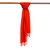 Men's Woven Wool Orange-Red Scarf from India 'Kashmiri Fire'