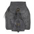 Weathered Charcoal Leather Handcrafted Men's Backpack 'Weathered Charcoal'
