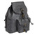 Weathered Charcoal Leather Handcrafted Men's Backpack 'Weathered Charcoal'