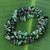 3 Green and Purple Zoisite Beaded Bracelets from Brazil 'Amazon Forests'
