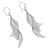 Filigree Leaves in Hand Crafted Sterling Silver Earrings 'Windswept'