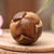 Handmade Teak Wood Round Puzzle from Indonesia 'Tennis Ball'