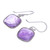 Handcrafted Sterling Silver and Faceted Amethyst Earrings 'Lavender Breeze'