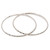 Women's Bangle Bracelets from Bali in Sterling Silver Pair 'Sterling Circles'