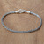 Hand Crafted Sterling Silver Chain Bracelet from Bali 'Dragon's Tail'