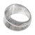 Wide Sterling Silver Contemporary Band Ring 'Modern Moonbeams'