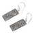 Sterling Silver Artisan Handcrafted Balinese Earrings 'Fern Goddess'