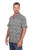 Men's Cotton Batik Button Down Short Sleeve Shirt 'Bedeg'