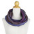 Colorful 100 Cotton Hand Woven Infinity Scarf from Thailand 'Radiant Horizon'
