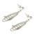 Thai Artisan Crafted Sterling Silver Waterfall Earrings 'Grand Dame'