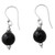 Artisan Crafted Sterling Silver Earrings with Black Onyx 'Glorious Black'