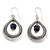 Lapis Lazuli in Indian 925 Sterling Silver Dangle Earrings 'Jaipur Dazzle'