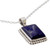 925 Sterling Silver Necklace from India with Lapis Lazuli 'Good Will Spirit'