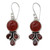 Colorful Fair Trade Gemstone Earrings from India 'Ardent Color'
