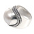 Balinese Cultured Pearl Sterling Silver Women's Ring 'Luminous Embrace'