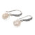 Cultured Pearl Sterling Silver Earrings Handcrafted in Bali 'Purity of Moonlight'