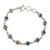 Indian Sterling Silver Jewelry with Citrine and Turquoise 'Petite Flowers'