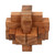 Javanese Artisan Crafted Recycled Teak Wood Puzzle 'Don't Forget'