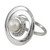Contemporary Silver Cultured Pearl Ring with Cubic Zirconia 'Peaceful Allure'