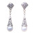 Balinese Cultured Pearl Earrings Crafted of Sterling Silver 'Lotus Bud Promise'