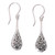 Sterling Silver Handmade Dangle Earrings from Bali 'Maraca'