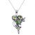 Hand Crafted Peridot and Sterling Silver Pendant Necklace 'Mystic Forest Jaipur'