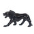 Mighty African Lion Hand Carved Ebony Wood Sculpture 'Lion Prowl'