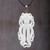 Handcarved Bone Octopus Pendant Necklace made in Indonesia 'Great Octopus'