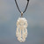 Handcarved Bone Octopus Pendant Necklace made in Indonesia 'Great Octopus'