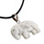 Hand Made Bone Pendant Necklace Elephant from Indonesia 'Stoic Elephant'