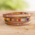 Beaded Wrap Bracelet Multicolor Multi Cord from Guatemala 'Colorful Dance'