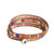 Beaded Wrap Bracelet Multicolor Multi Cord from Guatemala 'Colorful Dance'