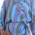 Women's Blue 100 Rayon Robe from Indonesia 'Ocean Reef'