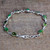 Peridot Composite Turquoise Link Bracelet from India 'Sunny Drops in Green'