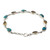 Citrine Composite Turquoise Link Bracelet from India 'Sunny Drops in Blue'