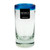Hand Blown Mexican Tequila Shot Glasses Clear Set of 6 'Aquamarine'