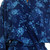 Blue Batik Flowers Balinese Rayon Short Cross Over Robe 'Gorgeous in Cyan'