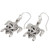 Sterling Silver Turtle Earrings with Enticing Shell Design 'Radiant Turtles'