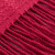 Crimson Alpaca and Acrylic Blend Throw Blanket with Fringe 'Puno Traditions in Crimson'