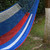 Red White and Blue Hand Woven Nylon Maya Hammock Double 'Patriotic'