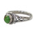 Silver Green Composite Turquoise Cocktail Ring India 'Harmonic Green'