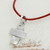 Fine Silver Cross Pendant Necklace wth Cord from Guatemala 'Spiritual Inspiration'