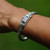 Men's Sterling Silver Chain Bracelet 'Dragon'